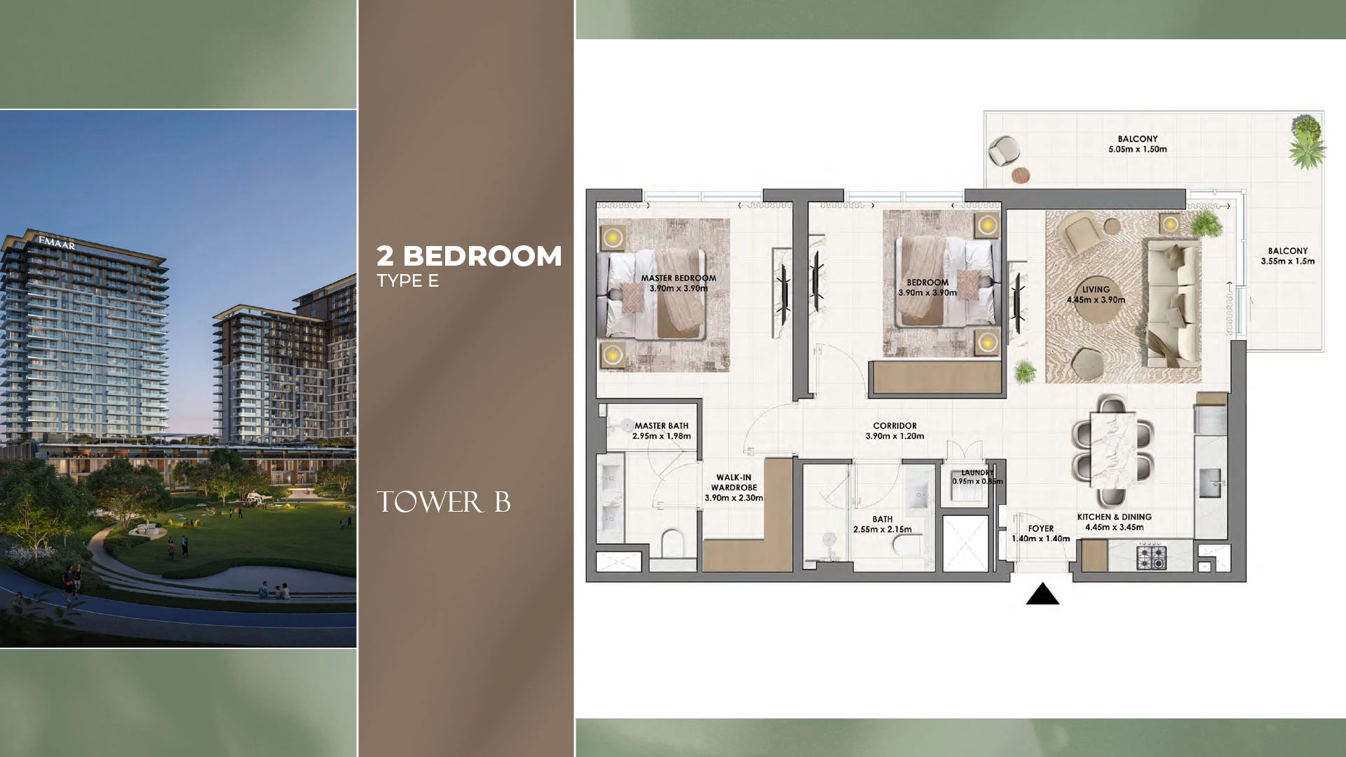 2 BR - Type B